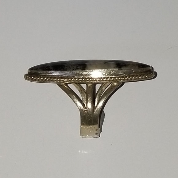 .925 PICTURE JASPER RING - Picture 2 of 4